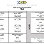 Jadual Ujian Akhir Sesi Akademik (UASA) 2024