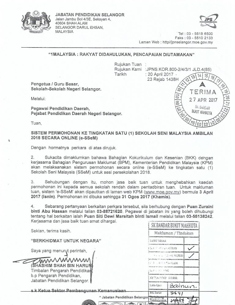 Surat Mohon Sumbangan Ibubapa Kem Motivasi Di Sekolah